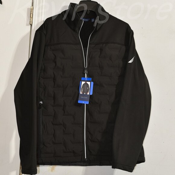 Nautica Men’s Mixed Media Jacket‎ - Picture 1 of 4